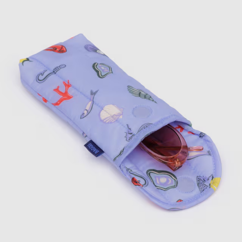 Puffy Glasses Sleeve - Sea Charms