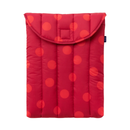 Puffy Laptop Sleeve 13"/14" - Red Polka Dot