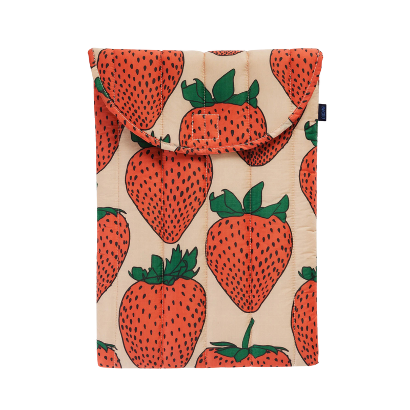 Puffy Laptop Sleeve 16" - Strawberry