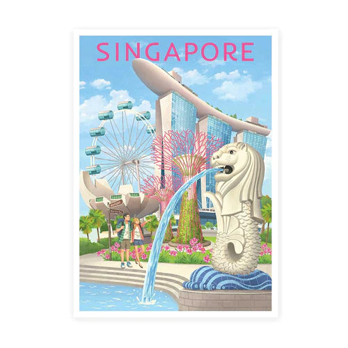 Singapore Series Postcard - Savouring Singapore