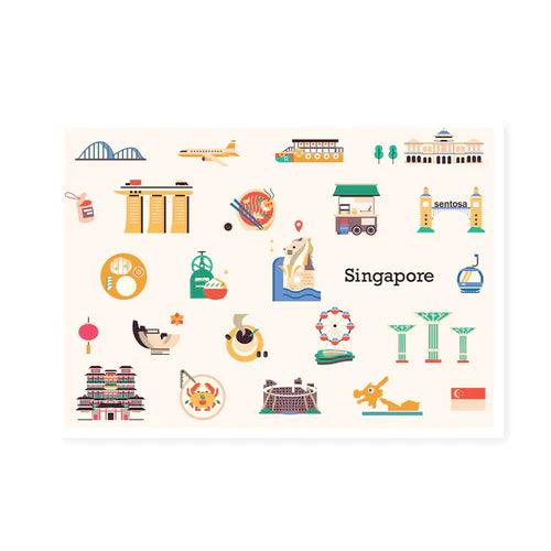 Singapore Series Postcard - Traveller Diaries