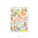 Singapore Postcard Doodle Land - Nice To Meet You