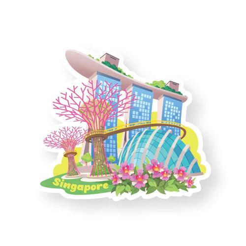 Singapore Shaped Postcard - Getting Around