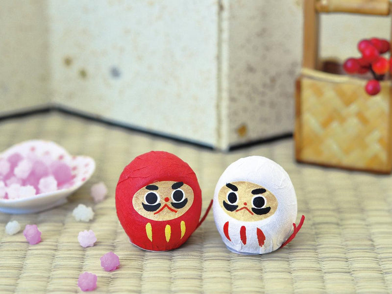 Omedeta Fortune Daruma - White