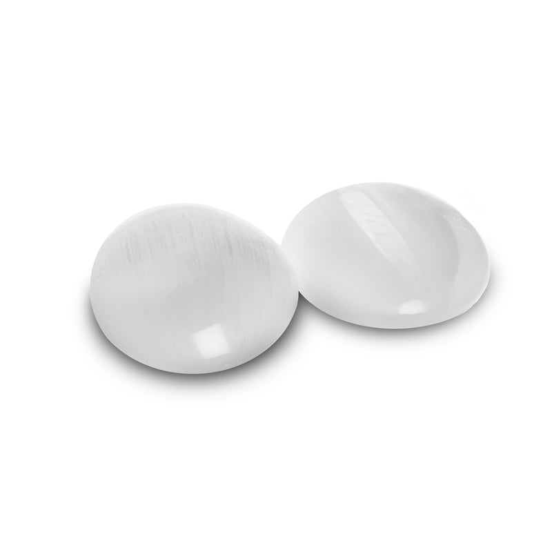 Selenite Palmstones