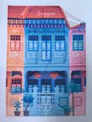 Shophouses Tea Towel