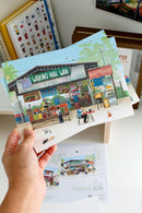 Popup Postcard - Small Town Warung