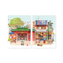 Popup Postcard - Temple of Fortune and Dry Seafood