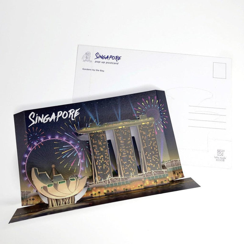 Singapore Popup Postcard - 4-in-1 Set