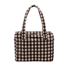 Small Cloud Carry-On - Blurred Gingham Brown