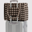 Small Cloud Carry-On - Blurred Gingham Brown