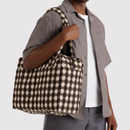 Small Cloud Carry-On - Blurred Gingham Brown