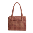 Small Cloud Carry-On - Tan Houndstooth