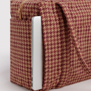 Small Cloud Carry-On - Tan Houndstooth