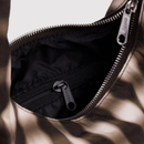 Small Nylon Meringue Bag - Blurred Gingham Brown