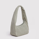 Small Nylon Meringue Bag - Sage Stripe