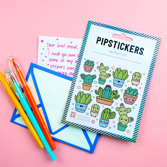 Smiling Succulents Stickers
