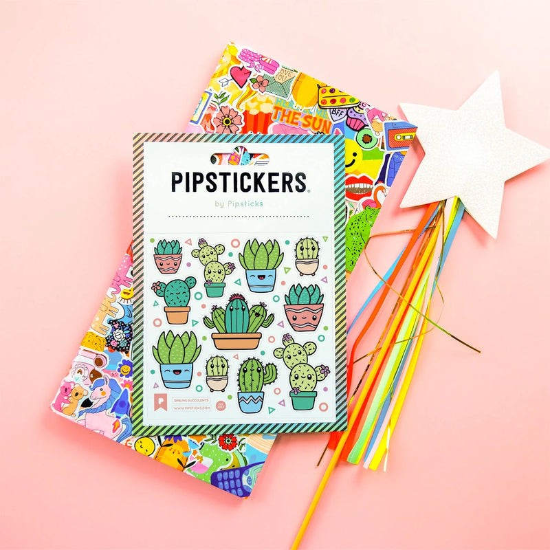Smiling Succulents Stickers