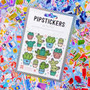 Smiling Succulents Stickers