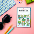 Smiling Succulents Stickers