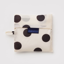 Standard Baggu - Cream and Black Polka Dot