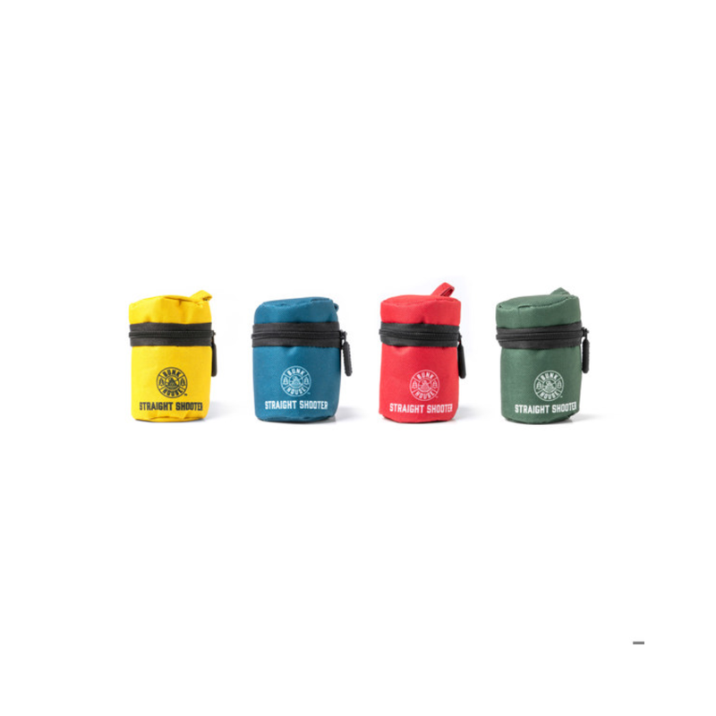 Straight Shooters 4-Pack Portable Shot Glasses - Yellow