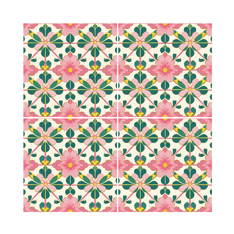 Peranakan Magnet - Straits Orchid Motif