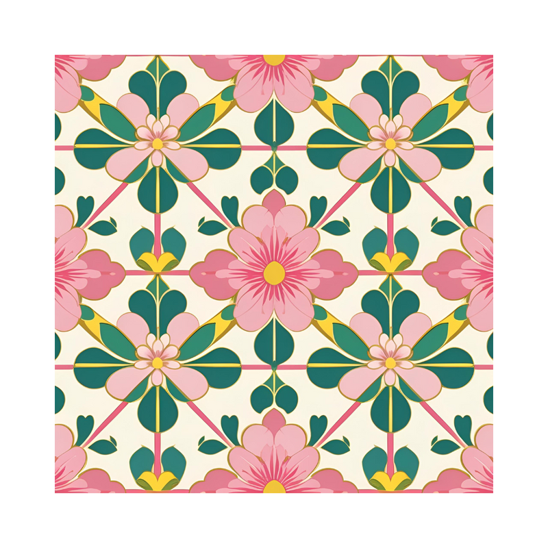 Peranakan Magnet - Straits Orchid Motif