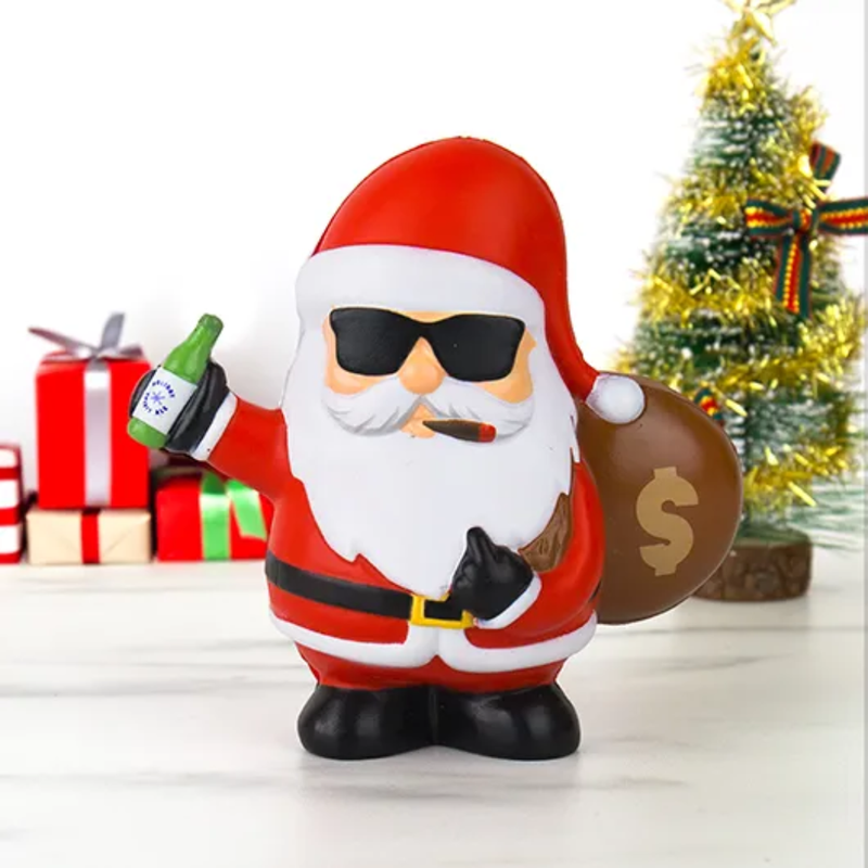 Stress Toy - Bad Santa Christmas