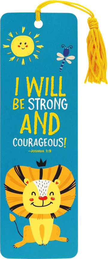 Beaded Bookmark: Strong Courageous