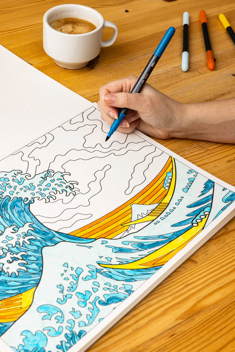 Colouring Book - Hokusai