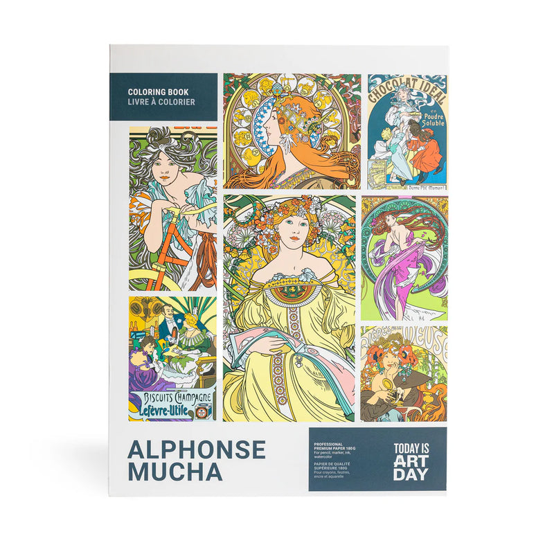 Colouring Book - Alphonse Mucha