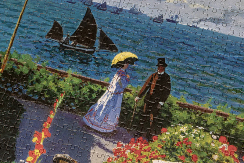 Puzzle - Claude Monet (Garden at Sainte Adresse)