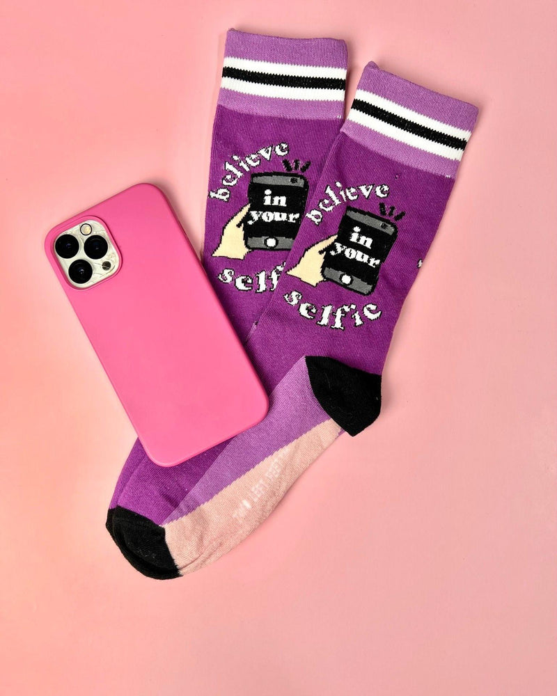 Everyday Socks: Believe In Your Selfie