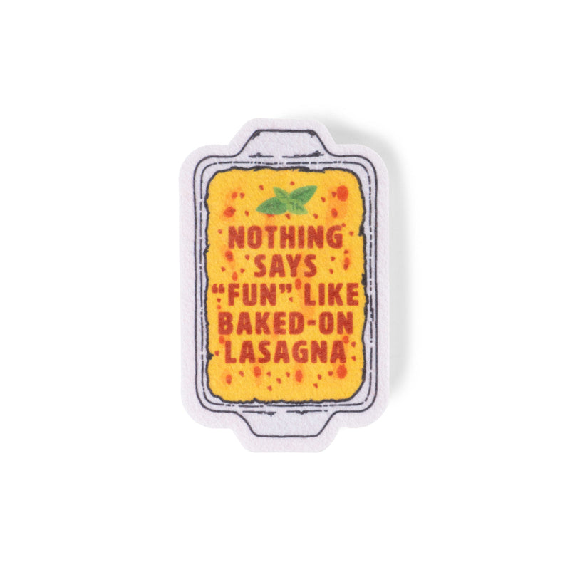 The Reluctant Homemaker Kitchen Sponge - Lasagna Fun