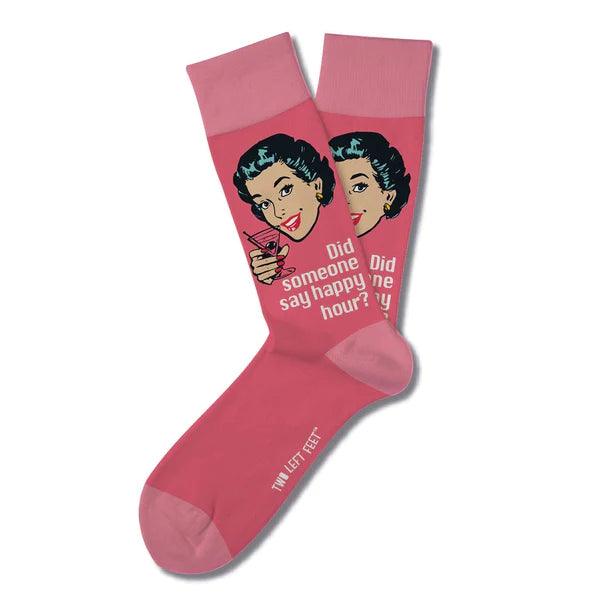 Retro Remix Socks - Did Someone Say Happy Hour