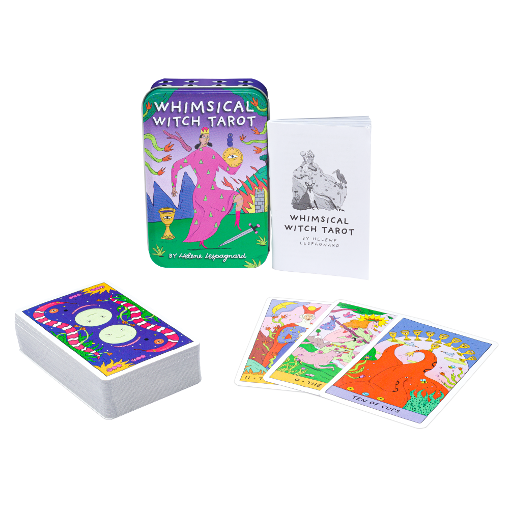 Whimsical Witch Tarot in a Tin | Spectrum Store: Family Lifestyle Whimsical Witch Tarot in a Tin | Spectrum Store: Family Lifestyle