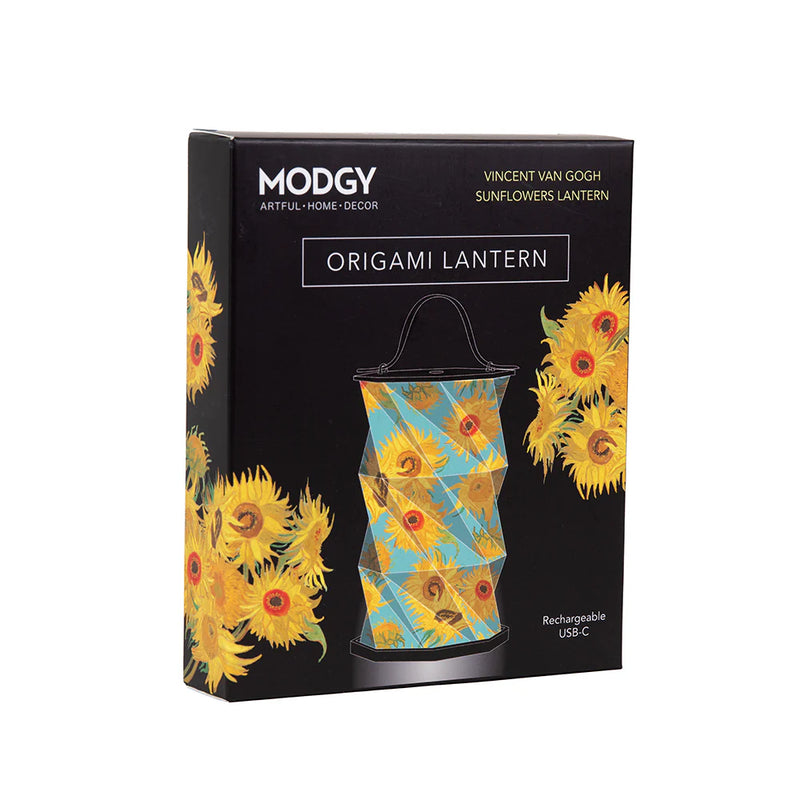 Origami Lanterns - Vincent Van Gogh Sunflowers