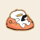 Vinyl Sticker - Drama Binge-er Duck