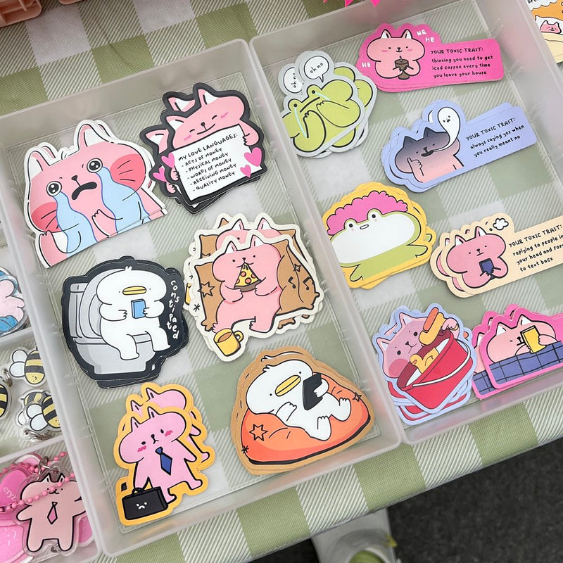 Vinyl Sticker - Drama Binge-er Duck