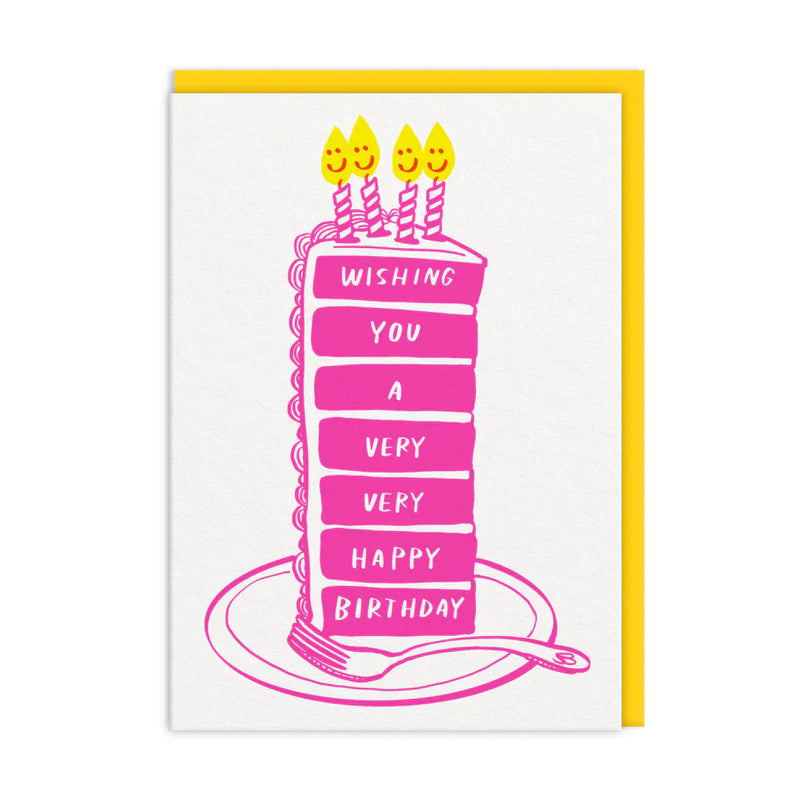 Wishing You Very Very Happy Birthday Card