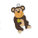 Wooden Handmade Keyring - Monkey