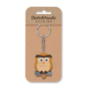 Wooden Handmade Keyring - Owl 1