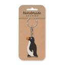 Wooden Handmade Keyring - Penguin