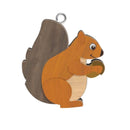 Wooden Handmade Keyring - Squirrel