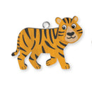 Wooden Handmade Keyring - Tiger