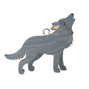 Wooden Handmade Keyring - Wolf