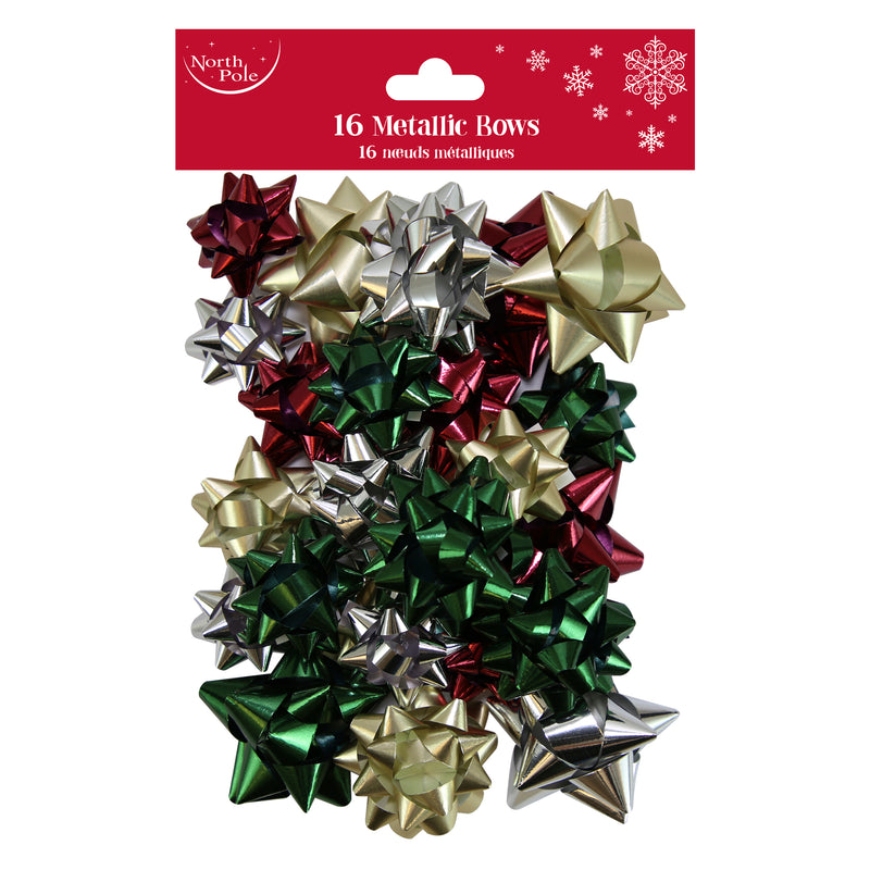 Christmas Metallic Bows - Modern Mix (Pre-Order Arrives Early Dec)