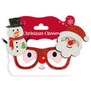 Christmas Glasses Character -  Santa & Snowman