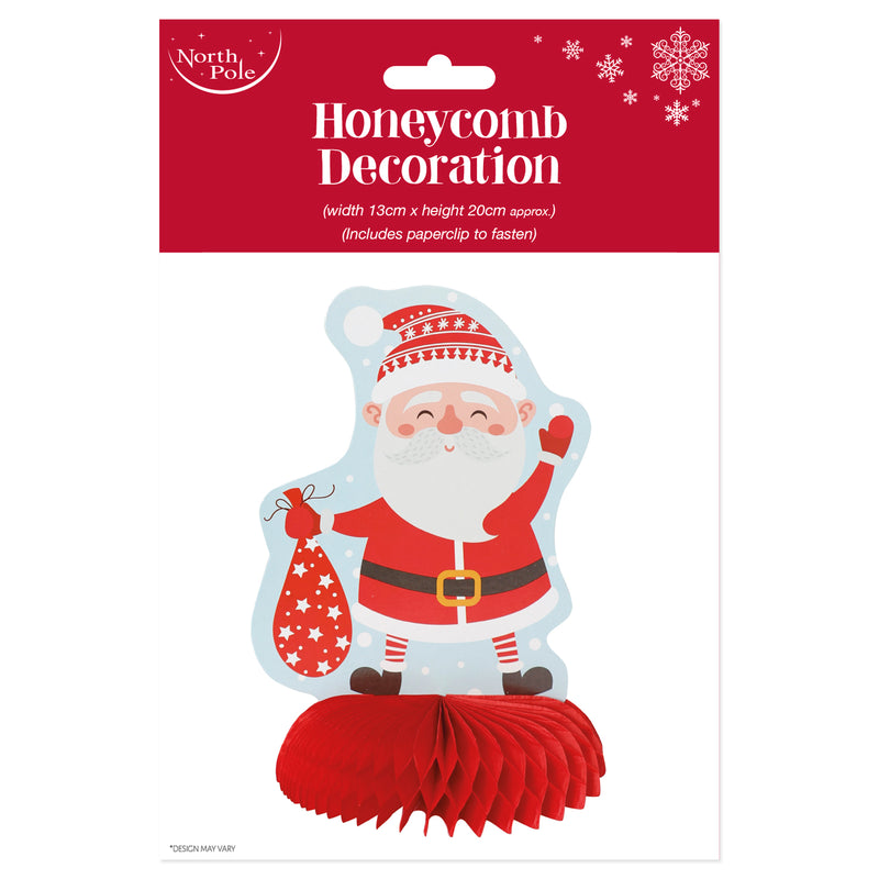 Christmas Decor - Santa Honeycomb